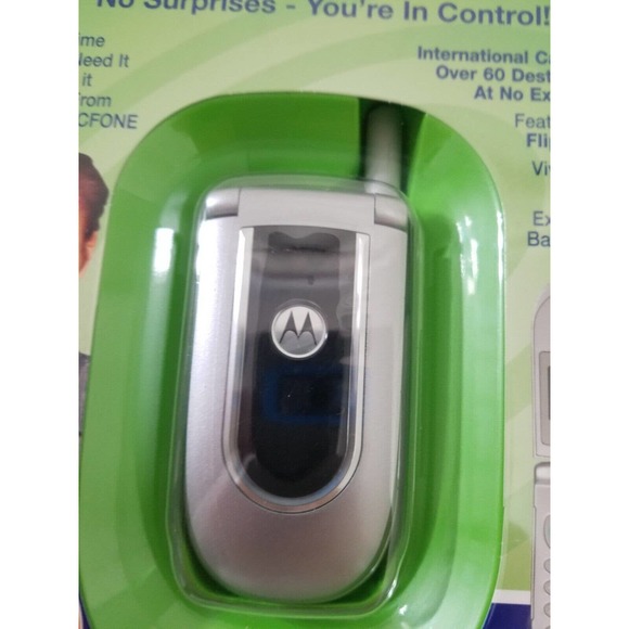 Motorola V170 Prepaid Tracfone Pay As You Go Cellular Cell Phone Factory Sealed - Picture 2 of 6